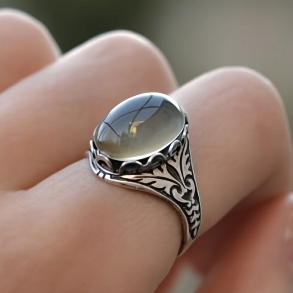 Color Changing Ring Silvery Size 7 8 9 Mood Ring 70s Style Mood Rings - Picture 3 of 12